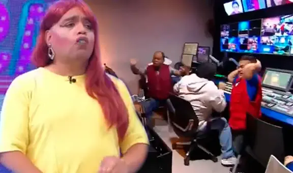"JB en ATV" parodió enojo de Magaly Medina con su producción por fallas técnicas en su programa