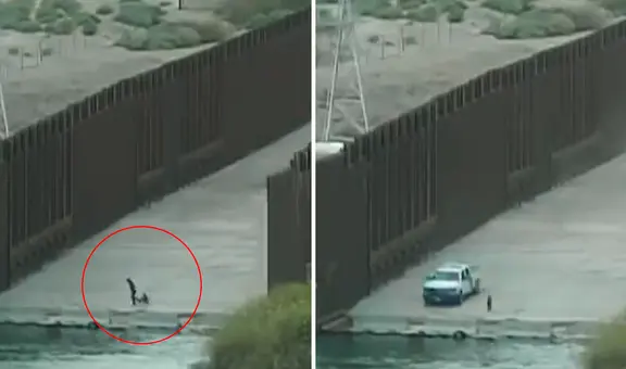 Rescatan a niño de 1 año tras ser abandonado por un contrabandista en la frontera de EE. UU. y México