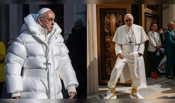 ¡Al estilo de Bad Bunny! Cibernautas hacen viral imágenes creadas por IA de papa Francisco con mucho flow