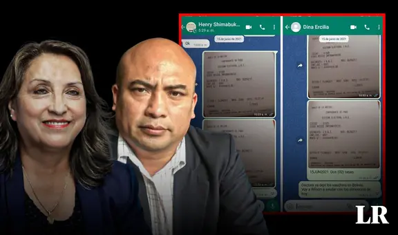 Chats de Dina Boluarte y Henry Shimabukuro: los pagos que realizó el investigado en campaña electoral