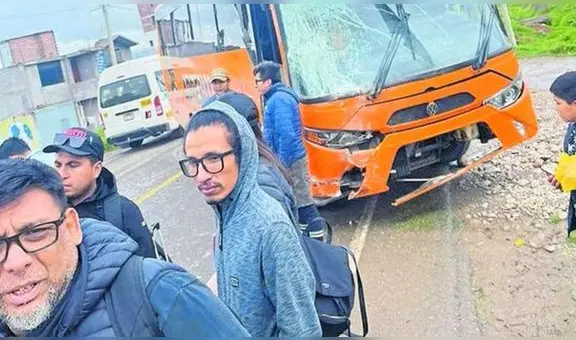 Integrantes de la orquesta Bareto sufren accidente de tránsito en Huancayo