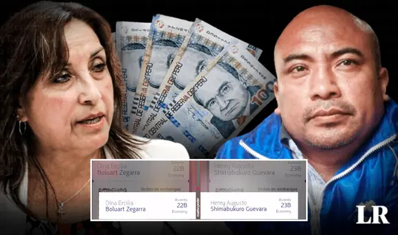 Dina Boluarte: presidenta realizó viajes en campaña con boletos comprados por Shimabukuro