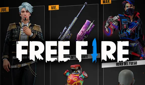 Free Fire: último día de la agenda semanal del 22 al 28 de marzo, ¿qué recompensas quedan?