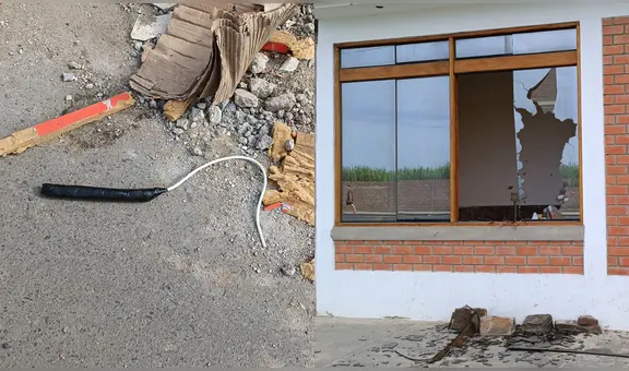 Trujillo: extorsionadores detonan explosivo en vivienda y familia salva de morir