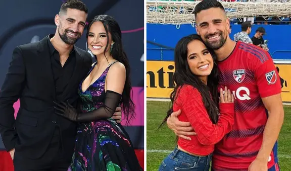 Novio de Becky G se pronuncia y reconoce infidelidad: "He dañado a la persona que amo"