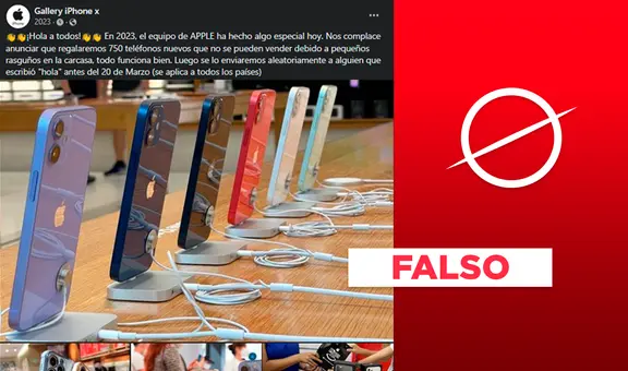 No, Apple no regala 750 teléfonos nuevos que “no se pueden vender debido a rasguños en la carcasa”