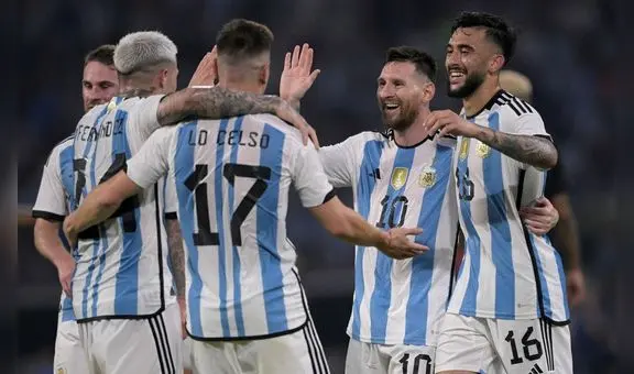 Argentina se impuso sin problemas 7-0 a Curazao en partido amistoso internacional