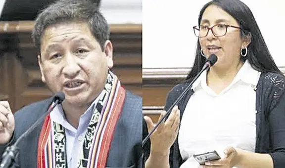 Guido Bellido y Ruth Luque votarán a favor de vacancia de Dina Boluarte