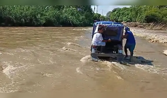Aumento del caudal del río Chiquito podría aislar a Piura y Morropón