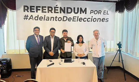 Adelanto de elecciones: inician campaña de recolección de firmas