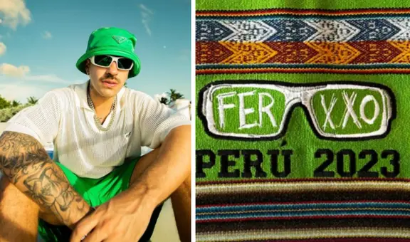 Feid muestra su primera lliclla peruana con su nombre grabado