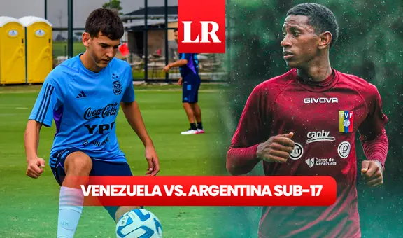 Venezuela vs. Argentina sub-17: cómo y dónde ver el partido EN VIVO desde el país llanero