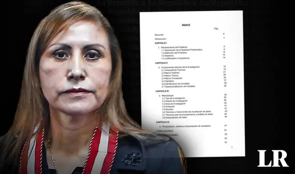 Patricia Benavides: ¿qué se sabe de la tesis de maestría y doctorado de la fiscal de la Nación?