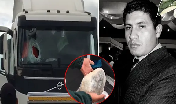 Copiloto de tráiler muere tras ser impactado por piedra en la Carretera Central