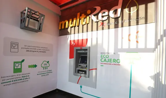 Banco de la Nación presenta primer cajero que funciona con energía solar: ¿dónde se encuentra?
