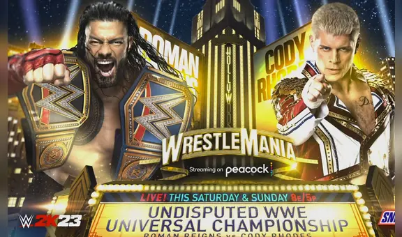 VER WrestleMania 39 EN VIVO: canal, hora, cartelera y transmisión del evento de la WWE