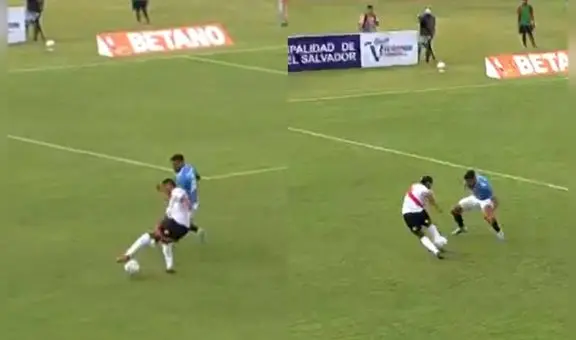 Pacheco le 'rompió la cintura' a Ignacio y asistió al 'Zancudito' para el 1-1 de Muni ante Cristal