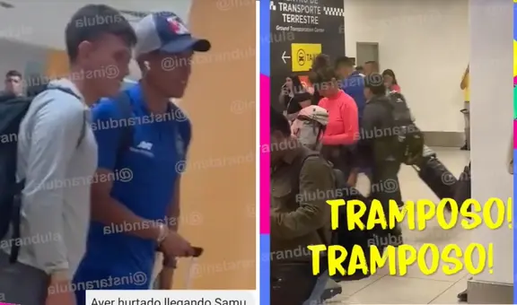 Paolo Hurtado reaparece en aeropuerto tras ampay con Jossmery Toledo y le gritan: "¡Tramposo!"