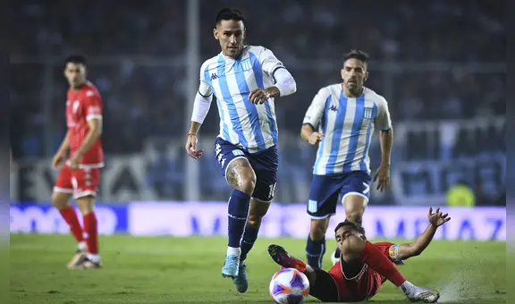 Con Paolo Guerrero, Racing venció 2-1 a Huracán y se acerca al líder River Plate