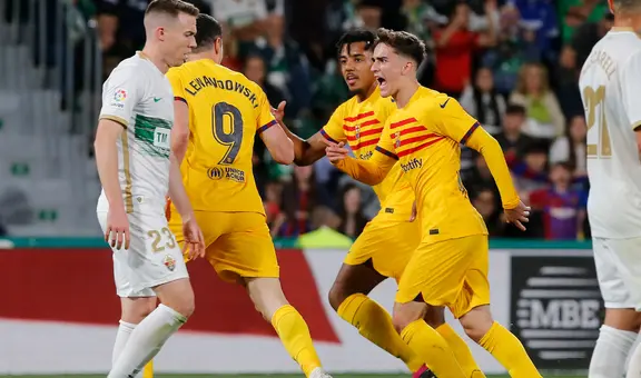 Elche impugnaría la derrota 4-0 ante el Barcelona por alineación indebida de Gavi