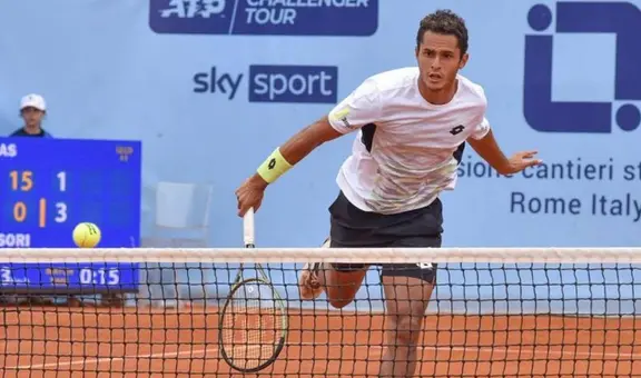 Juan Pablo Varillas perdió la final del Challenger de Sanremo y ahora apunta a Roland Garros