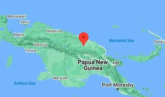 Se registra terremoto de magnitud 7.3 en Papúa Nueva Guinea