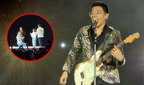 Grupo 5: hermano de Pedro Loli le pide matrimonio a su pareja en pleno concierto