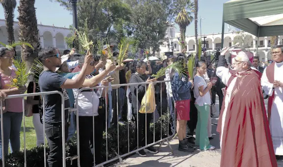 Domingo de Ramos se vivió como antes de la pandemia en Arequipa