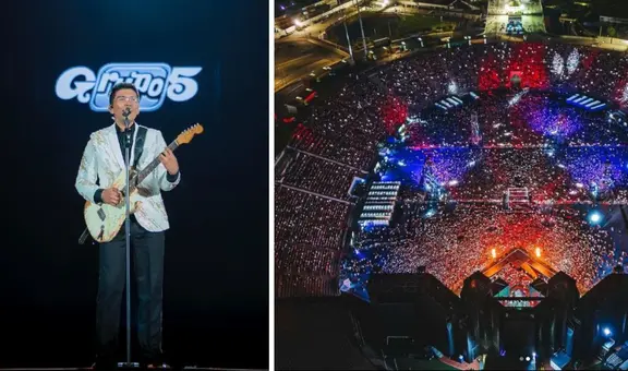 Grupo 5: estos fueron los invitados sorpresa de la última noche del multitudinario concierto