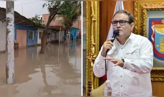 "No hay motobombas, todos los distritos están inundados": alcalde de Piura pide ayuda al Ejecutivo