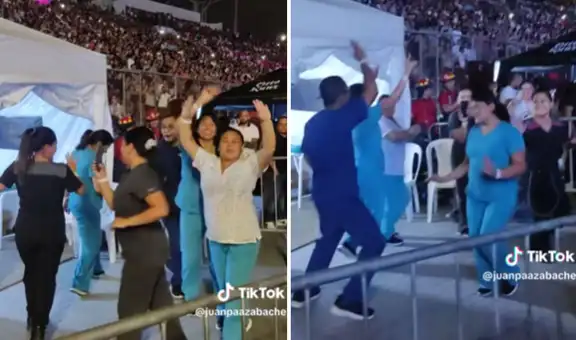 Personal médico para concierto del Grupo 5 se divierte en ‘box privado’ y suelta sus pasos prohibidos