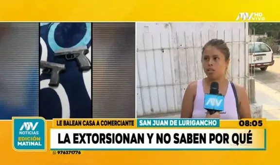 “Me piden 20.000 soles para no matar a mi familia”: extorsionadores amenazan a mujer en SJL