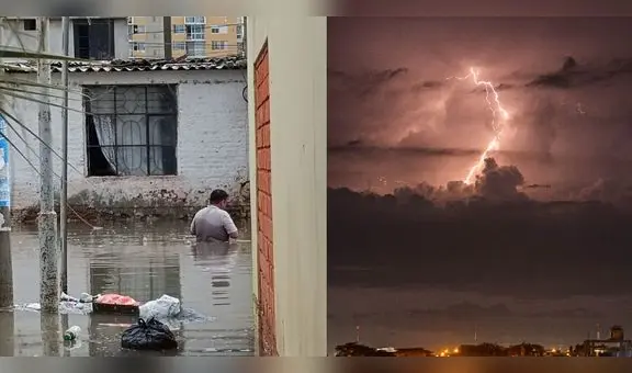En 5 días llovió más de la mitad de lo que se reporta en un año en Piura, según Senamhi