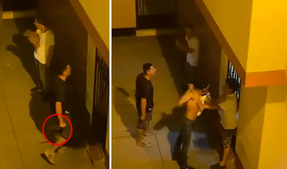 Surco: inquilino apuñala a vecino y amenazan a otros residentes