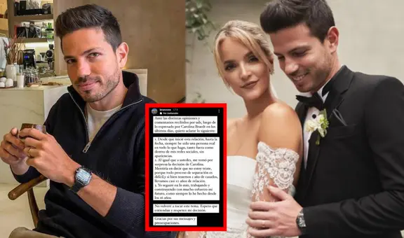 Esposo de Carolina Braedt tras anuncio de su separación: “Me tomó por sorpresa”
