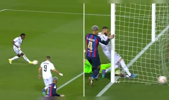 ¡Contra letal! Golazo de Vinicius para empatar la llave frente al Barcelona en la Copa del Rey