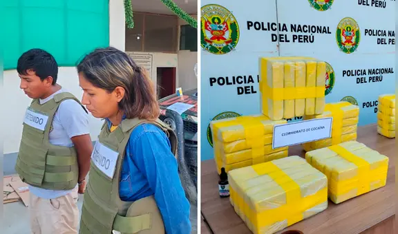 Ayacucho: capturan a una pareja que salió del Vraem con más de 100 kilos de cocaína