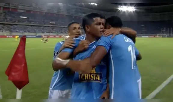 ¡Golazo! Joao Grimaldo marcó el 1-0 de Cristal ante Fluminense tras jugadón colectivo