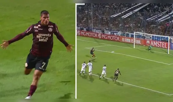 Alexander Succar anotó el 1-0 de penal ante Gimnasia y le dio victoria a la U en los minutos finales