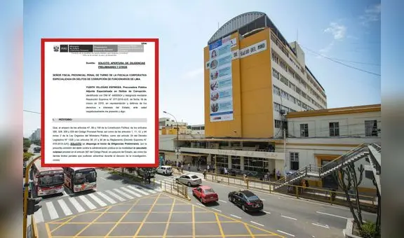 Piden investigar a funcionarios del Hospital del Niño por presuntos delitos de corrupción