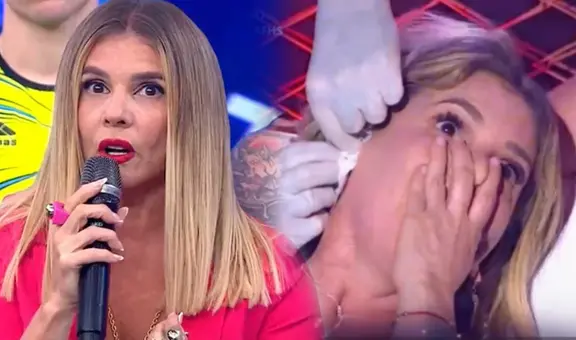Johanna San Miguel asume reto de "EEG" y se coloca piercing EN VIVO: "¡Me voy a matar!"