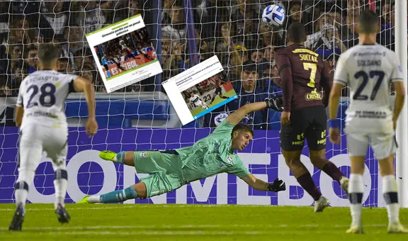 Prensa argentina sobre triunfo de la 'U' en Sudamericana: "Gimnasia perdió con un penal polémico"