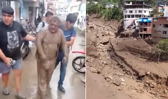 Piden evacuación aérea para hombre que sobrevivió a huaico en Piura