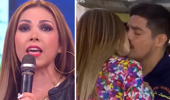 Lucecita revela la reacción de su esposo cuando ve las escenas de beso con Erick Elera en "AFHS"
