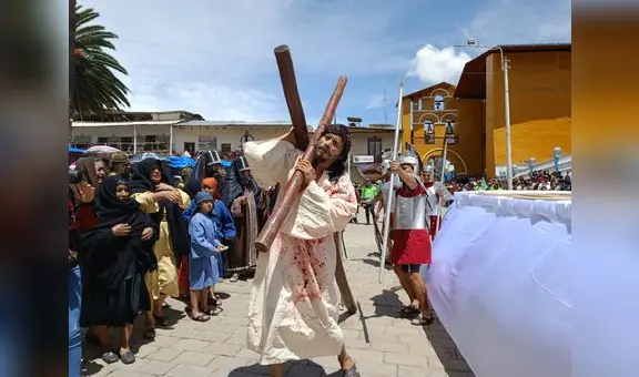 Semana Santa en La Libertad: actores nacionales participan en vía crucis en Otuzco