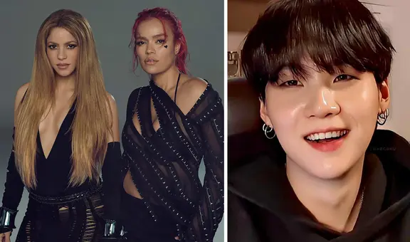 ¿Suga de BTS es team Shakira? "TQG" conquista a la superestrella del k-pop