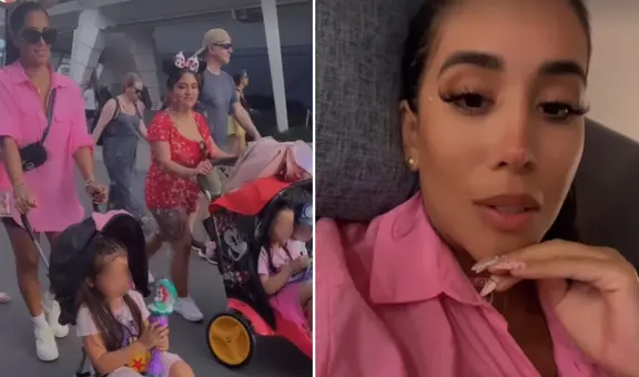 Melissa Paredes explica por qué moviliza a su hija en coche para bebé en Disney