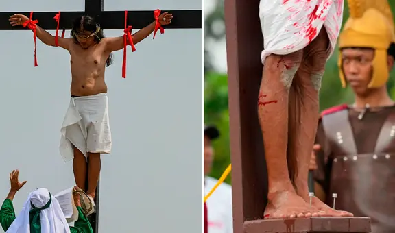 Crucifixiones reales, azotes y flagelos: la violenta escenificación de la pasión de Cristo en Filipinas