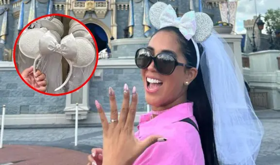 Melissa Paredes: este es el elevado precio del velo que lució en su pedida de mano con Anthony