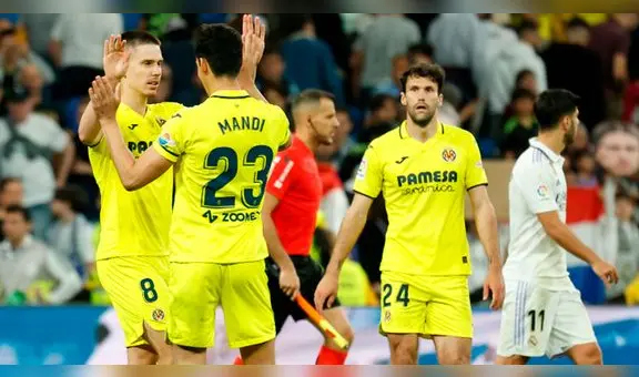 ¡Sorpresa en el Bernabéu! Villarreal venció a domicilio al Real Madrid por 2-3